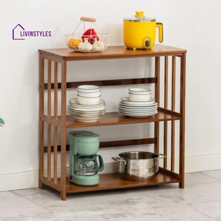 Platon Solid Wood Storage Shelves