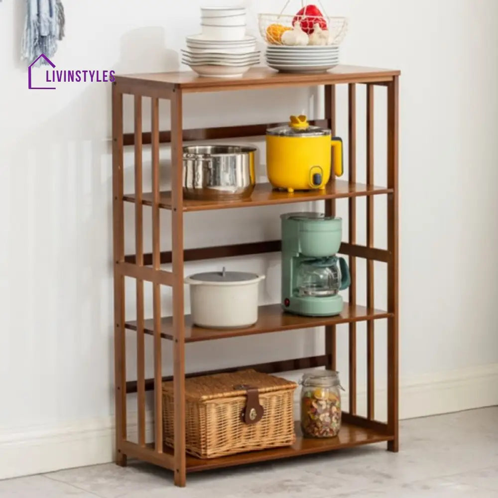 Platon Solid Wood Storage Shelves