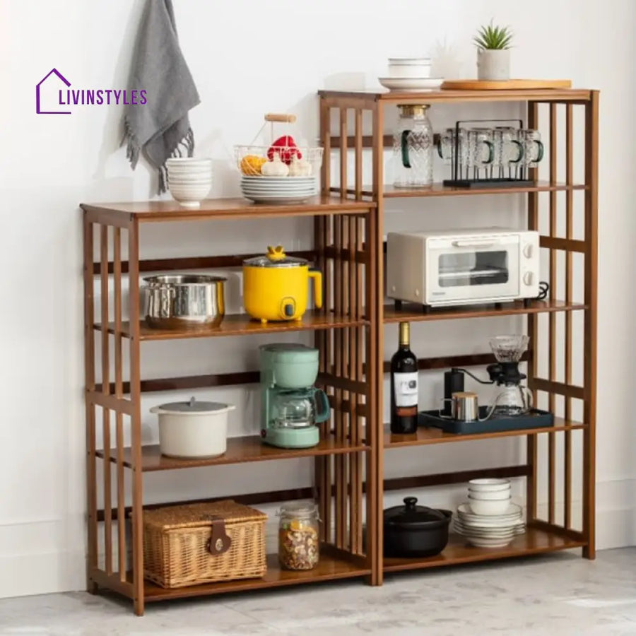 Platon Solid Wood Storage Shelves