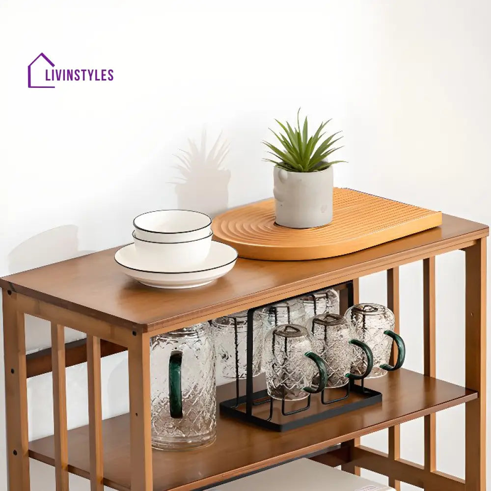 Platon Solid Wood Storage Shelves
