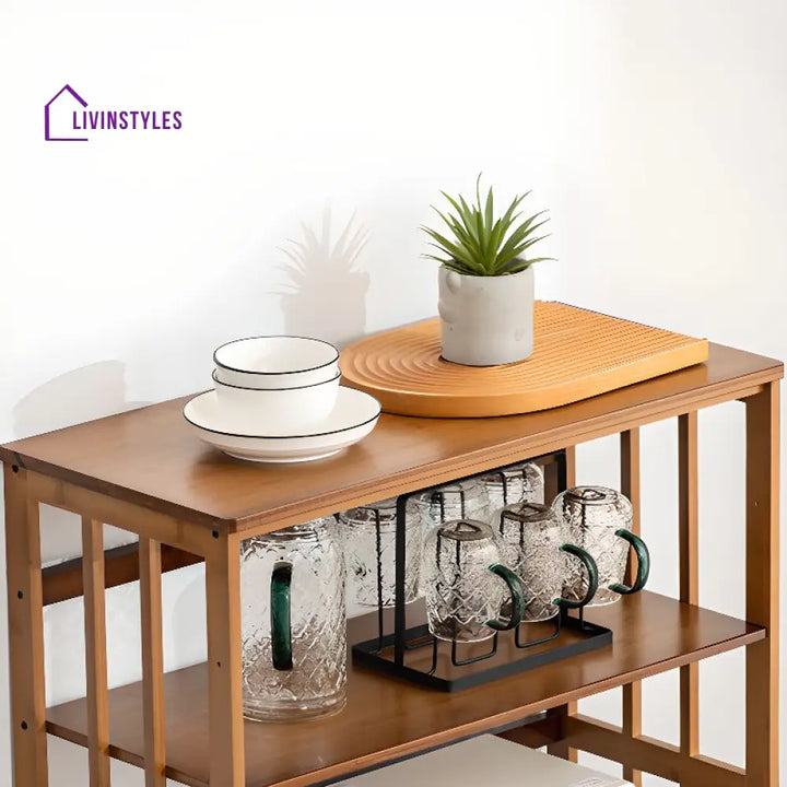 Platon Solid Wood Storage Shelves