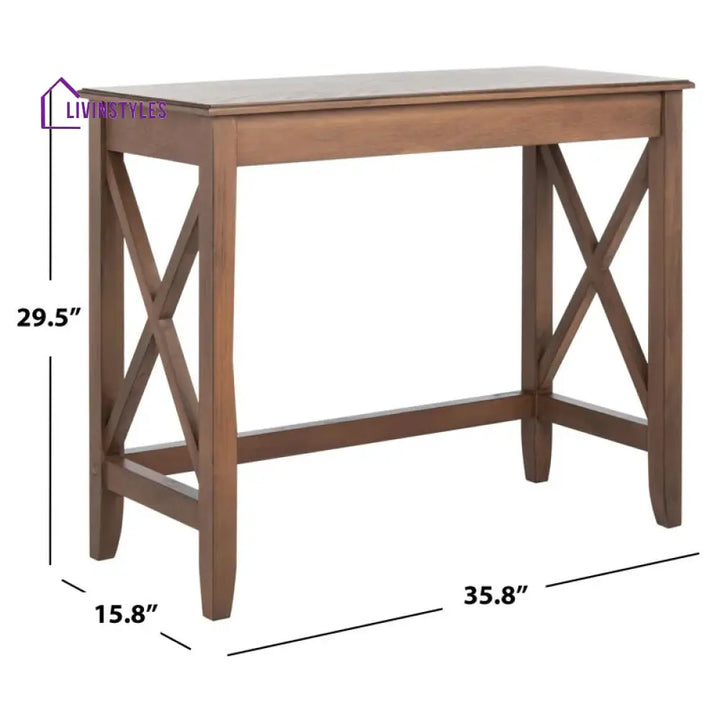 Polina Solid Sheesham Wood Study Table for Students