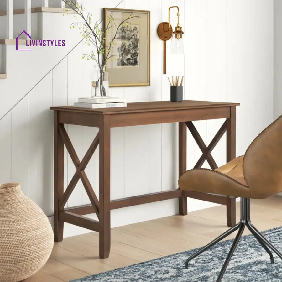 Polina Solid Sheesham Wood Study Table for Students
