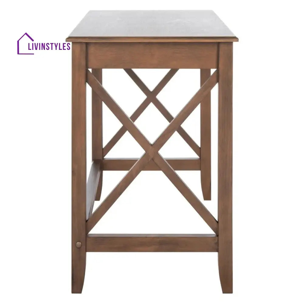 Polina Solid Sheesham Wood Study Table for Students