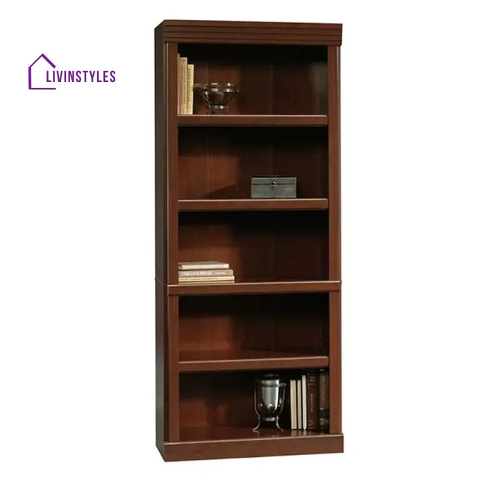 Polina Solid Wood Bookshelves | Bookshelf for Living Room | Bedroom | Drawing Room | Study Room