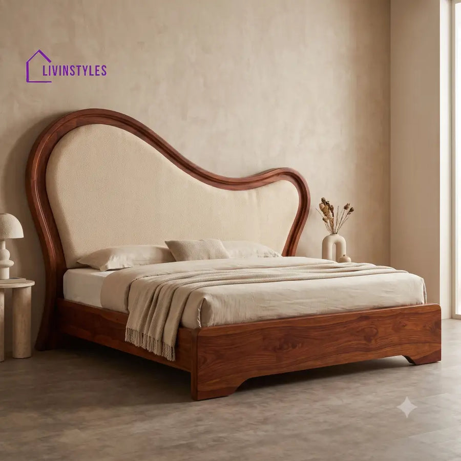 Pooja Wooden Bed | Solid Wood Double Bed | Wooden King size bed & Wooden Queen size bed