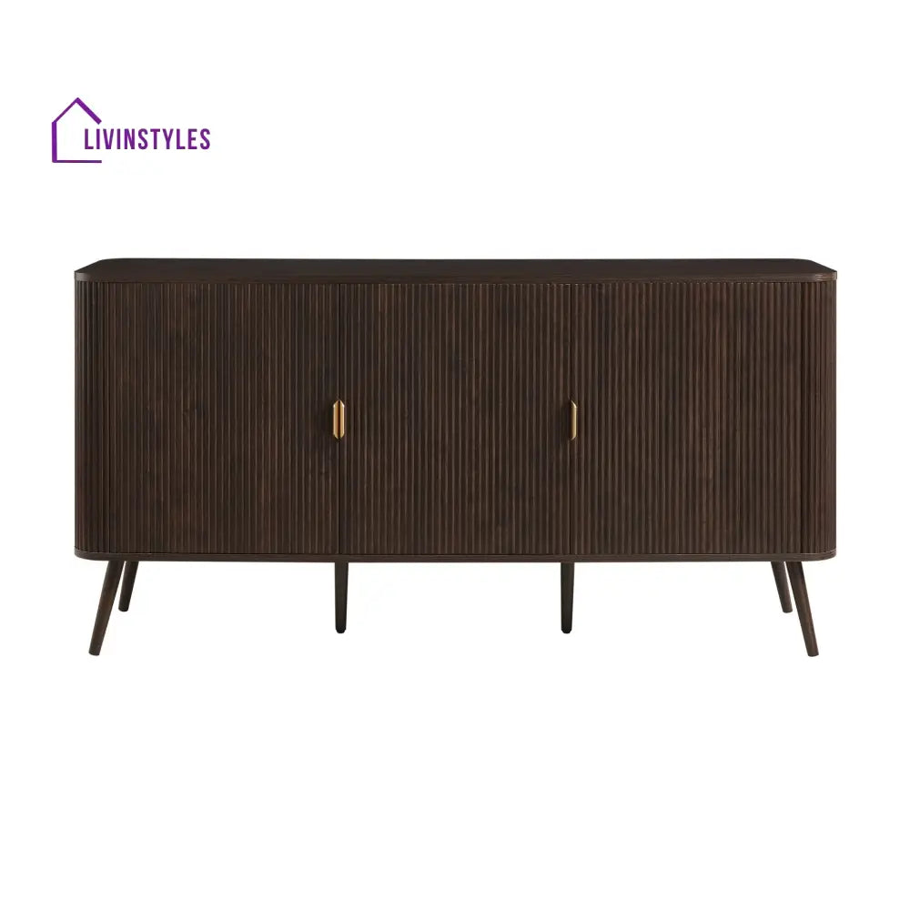 Porfirio 3 Door Sideboard - Walnut Sideboard