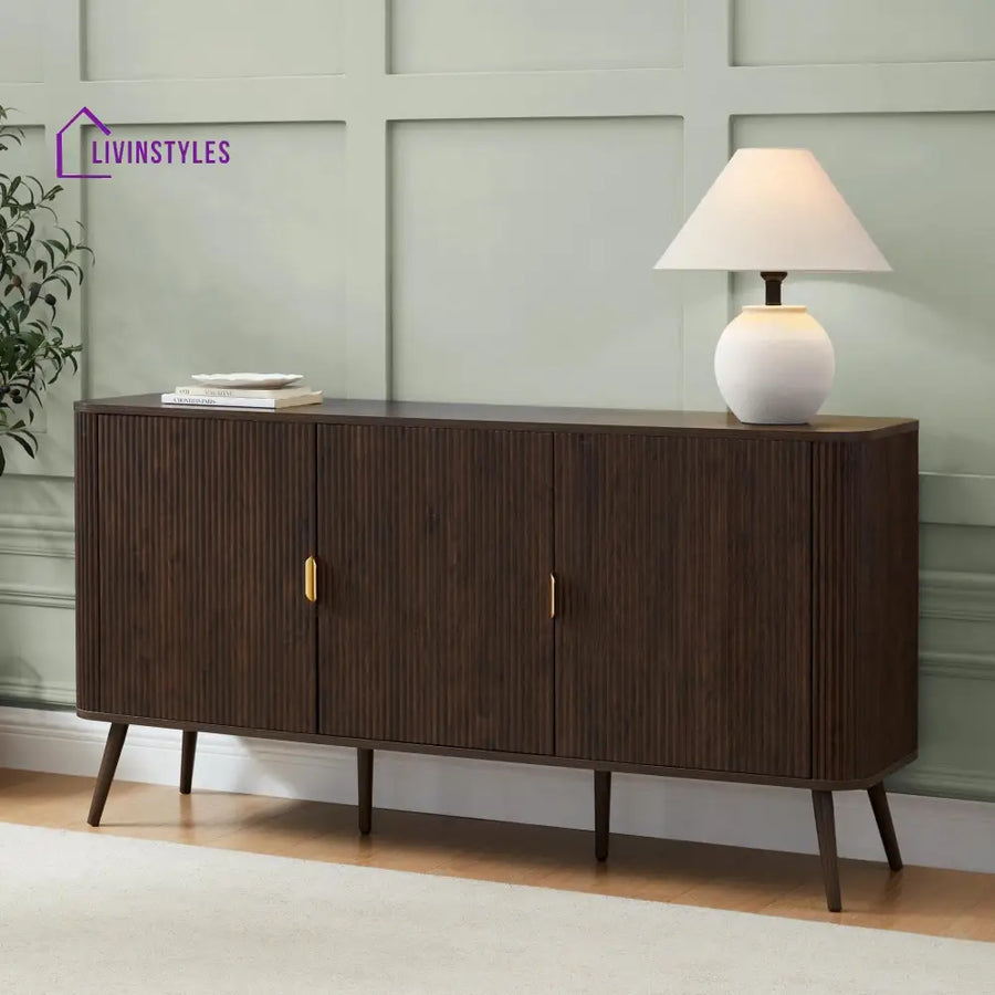 Porfirio 3 Door Sideboard - Walnut Sideboard