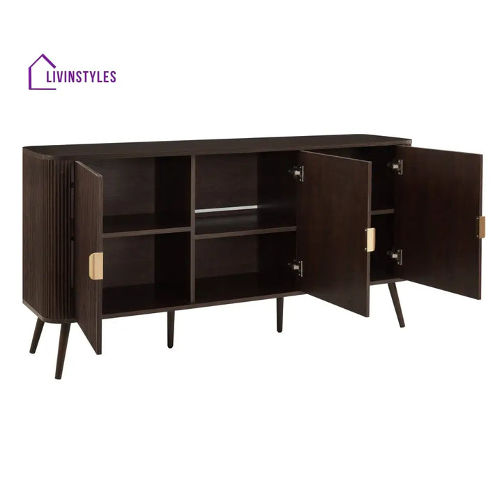 Porfirio 3 Door Sideboard - Walnut Sideboard