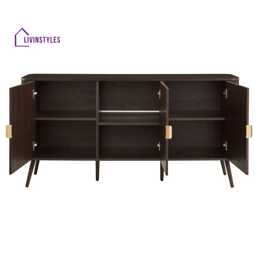 Porfirio 3 Door Sideboard - Walnut Sideboard