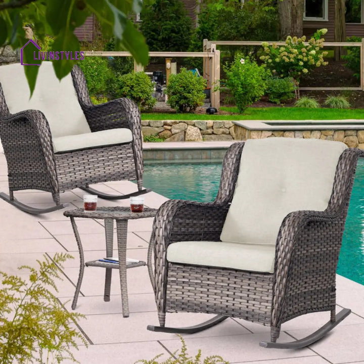Prakash 2 Seater Square Outdoor Set With Cushions