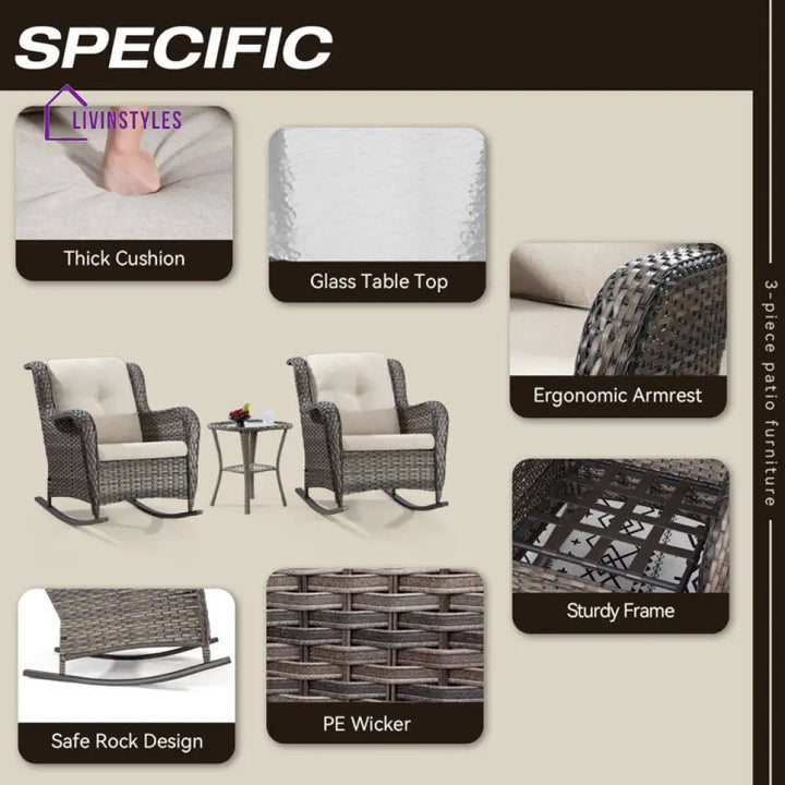 Prakash 2 Seater Square Outdoor Set With Cushions