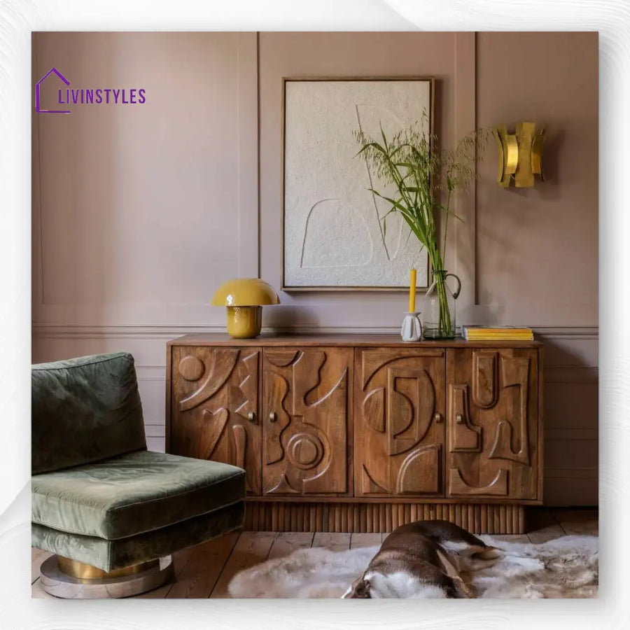 Prakriti Four Door Sideboard