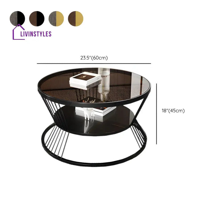Prakriti Stainless Steel Coffee Table for Living Room