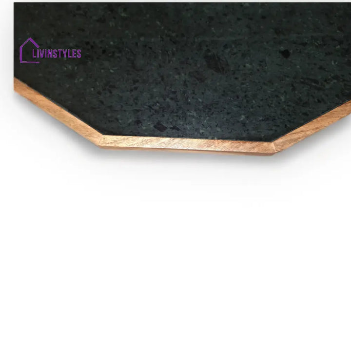 Pranav Green Marble Top Jade Coffee Table – Contemporary Elegance for Your Living Space Coffee Table