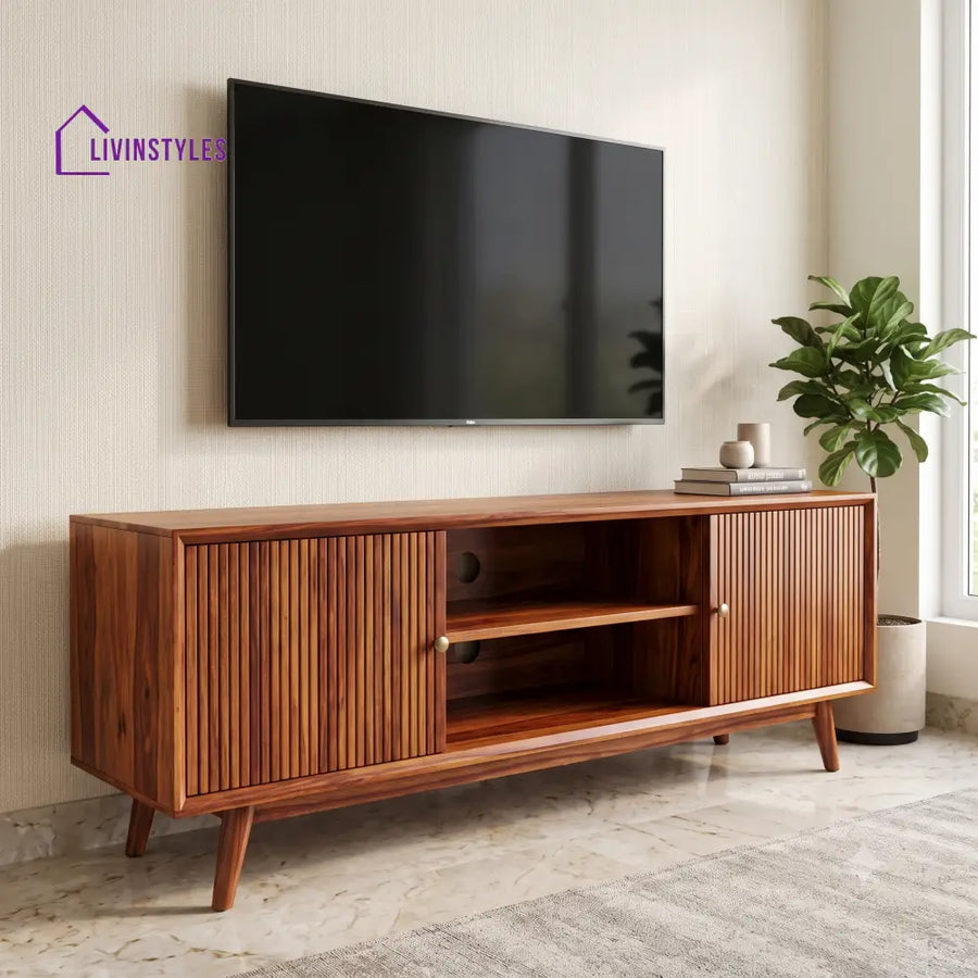 Pranav Solid Sheesham Wood Tv Unit for Living Room | Tv Cabinet | Tv Console