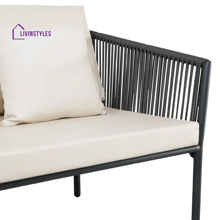 Pranavi Outdoor 4 Seater Rope Sofa Set - Sofa Set