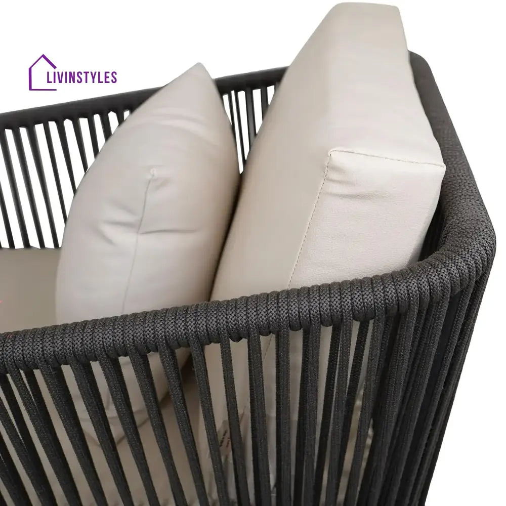 Pranavi Outdoor 4 Seater Rope Sofa Set - Sofa Set