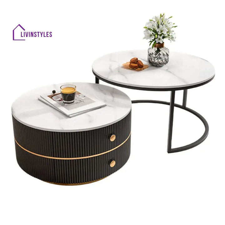 Pranavi Stainless Steel Coffee Table for Living Room