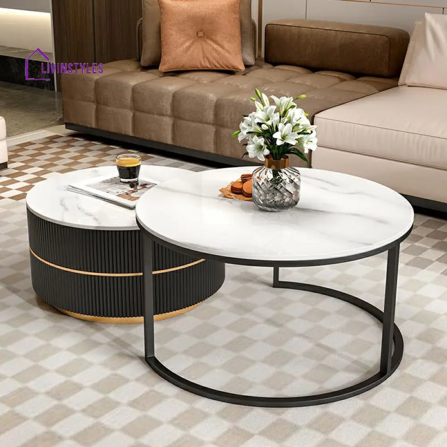 Pranavi Stainless Steel Coffee Table for Living Room