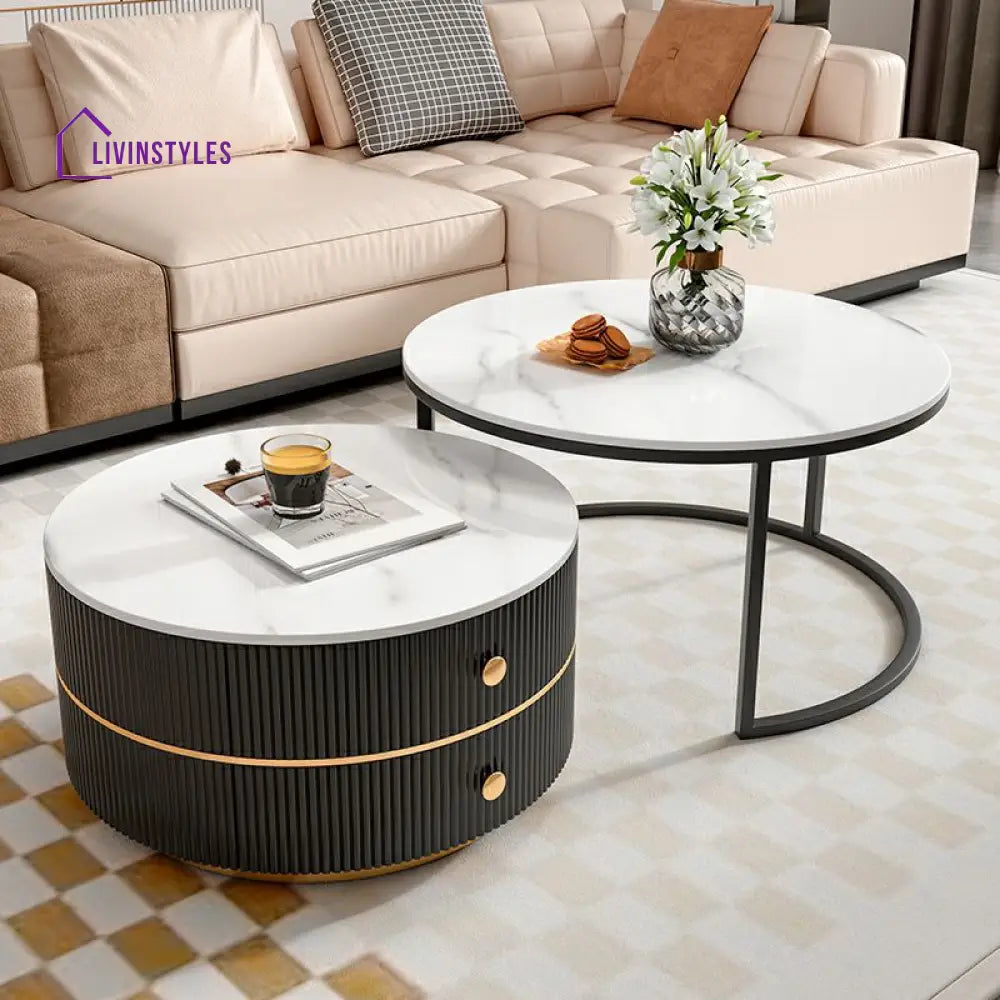 Pranavi Stainless Steel Coffee Table for Living Room