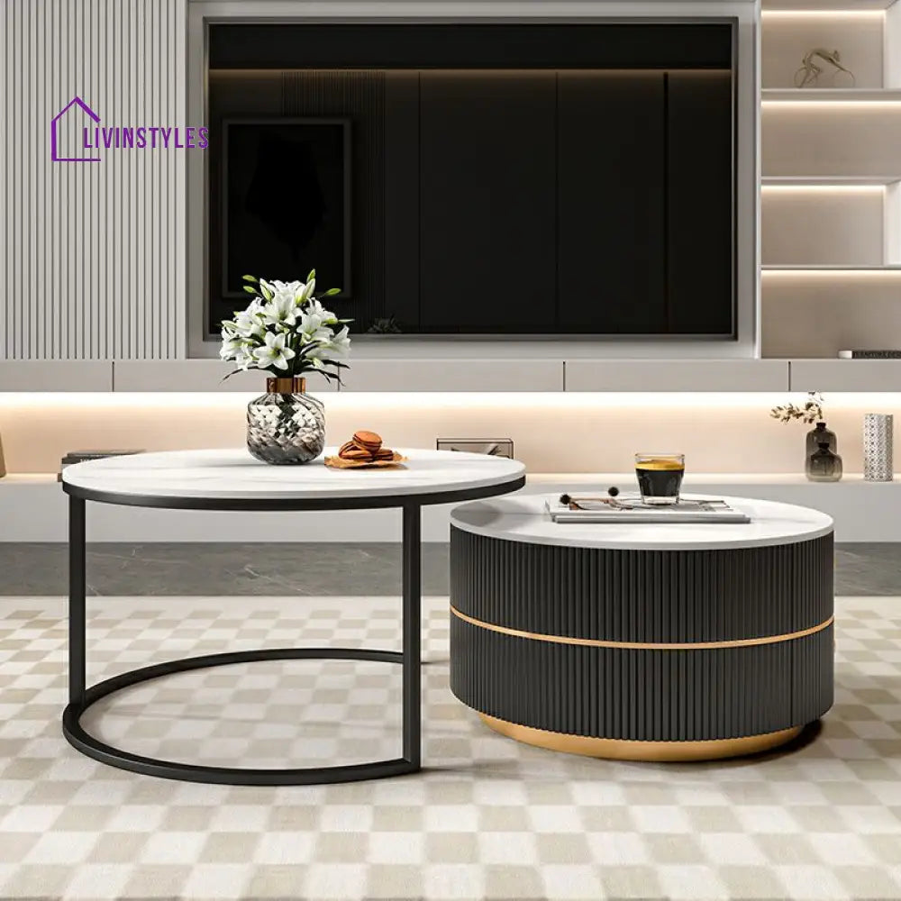 Pranavi Stainless Steel Coffee Table for Living Room