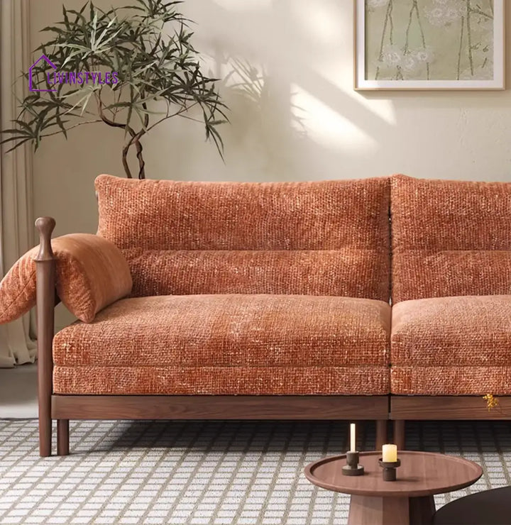 Pratiksha Solid Sheesham Wood Sofa Bed For Living Room