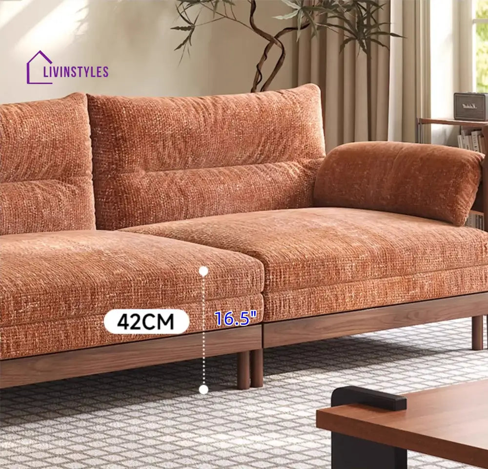 Pratiksha Solid Sheesham Wood Sofa Bed For Living Room