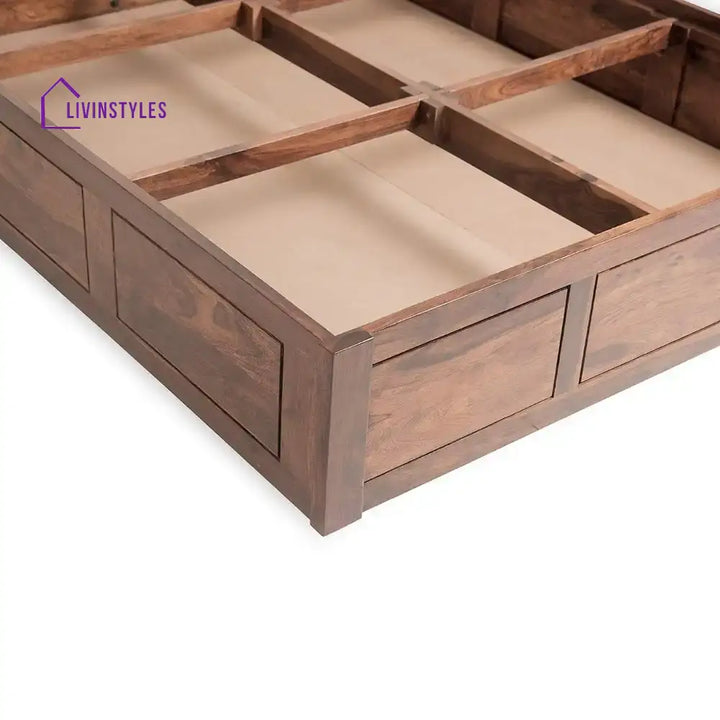 Amira Sheesham Wood Storage Beds in Honey Bedroom Furniture Sets