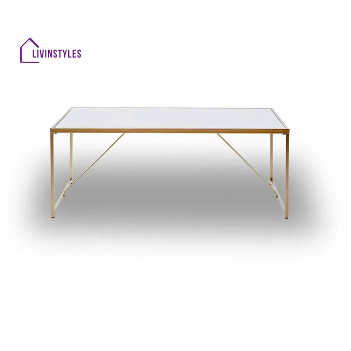 Preeti Stainless Steel Coffee Table for Living Room