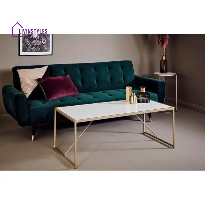 Preeti Stainless Steel Coffee Table for Living Room