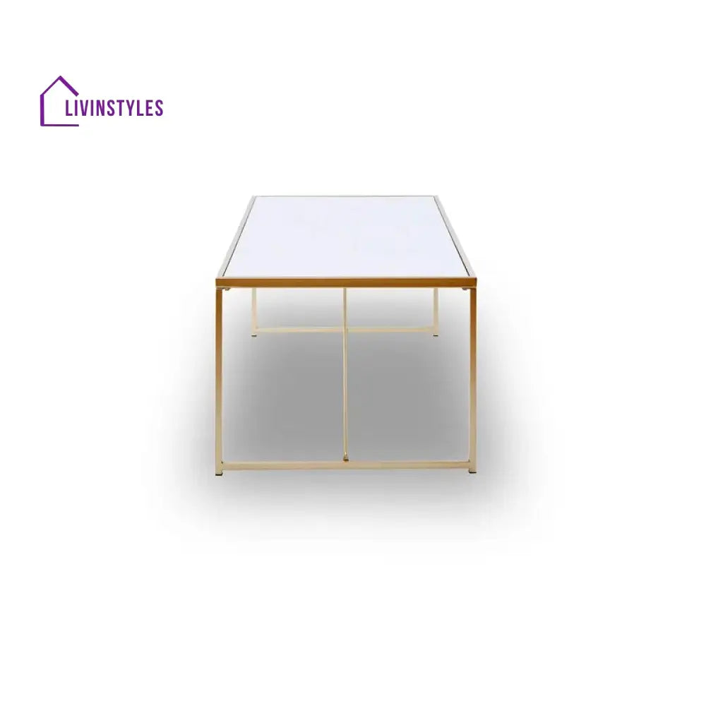 Preeti Stainless Steel Coffee Table for Living Room