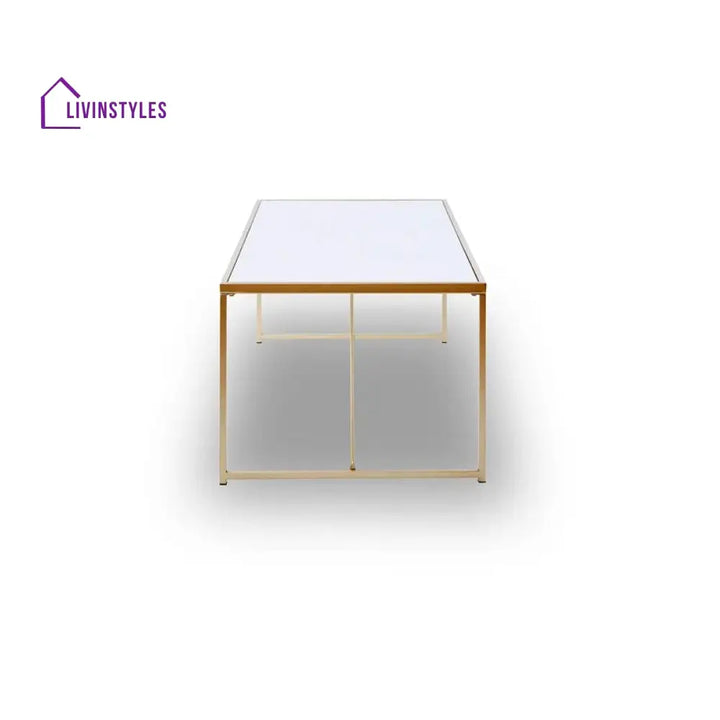 Preeti Stainless Steel Coffee Table for Living Room