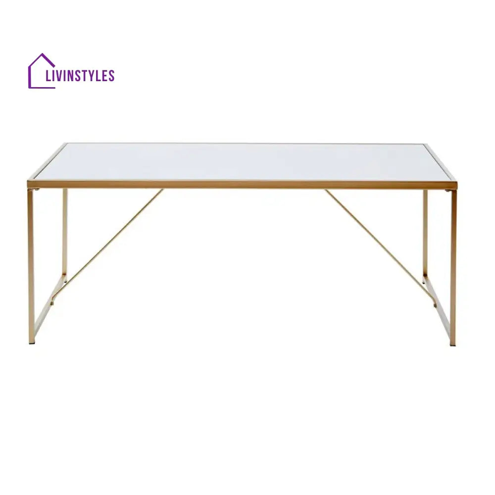 Preeti Stainless Steel Coffee Table for Living Room