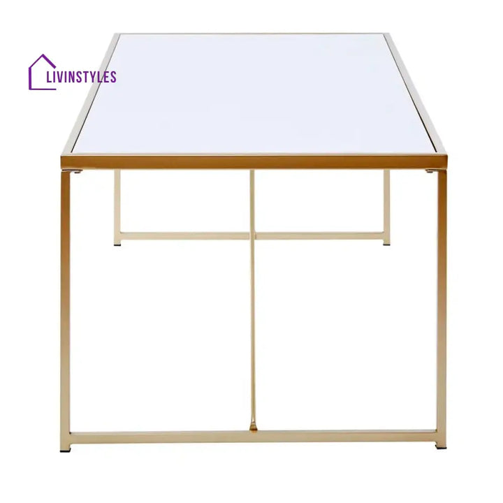 Preeti Stainless Steel Coffee Table for Living Room