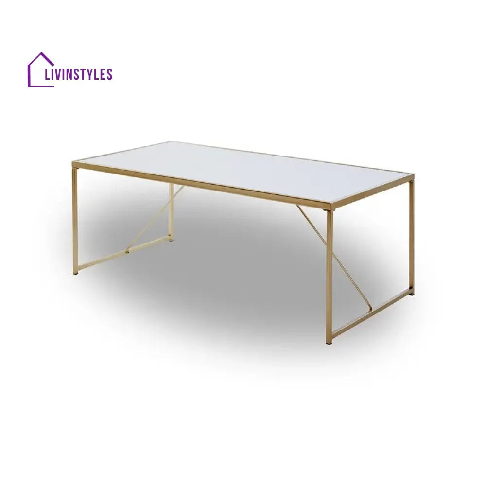 Preeti Stainless Steel Coffee Table for Living Room