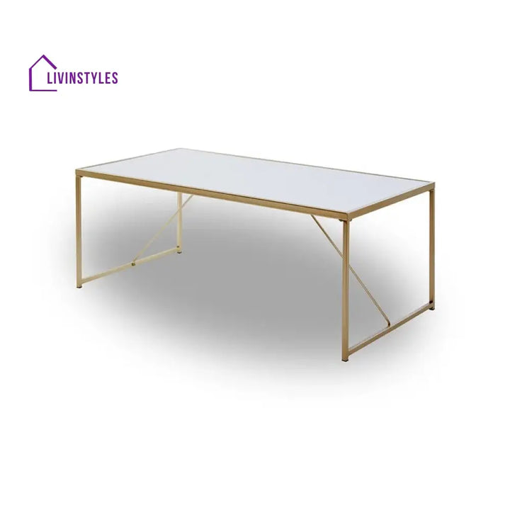 Preeti Stainless Steel Coffee Table for Living Room