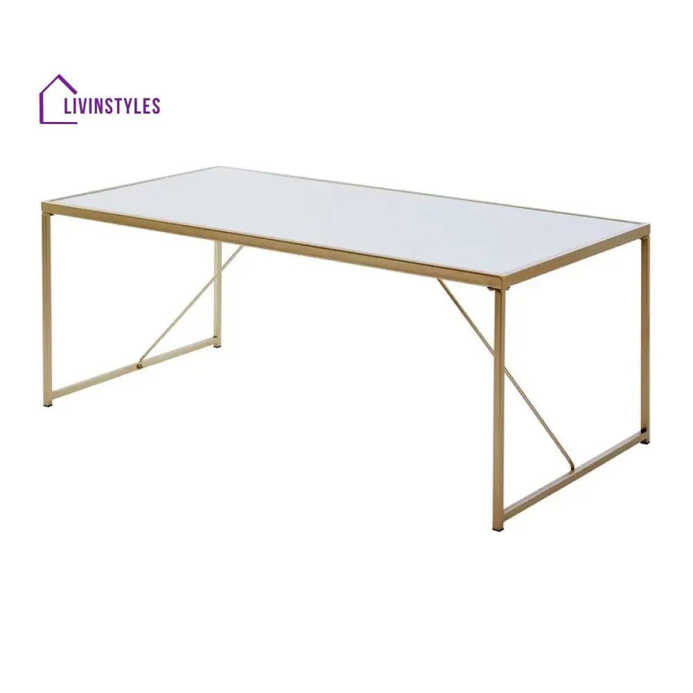 Preeti Stainless Steel Coffee Table for Living Room