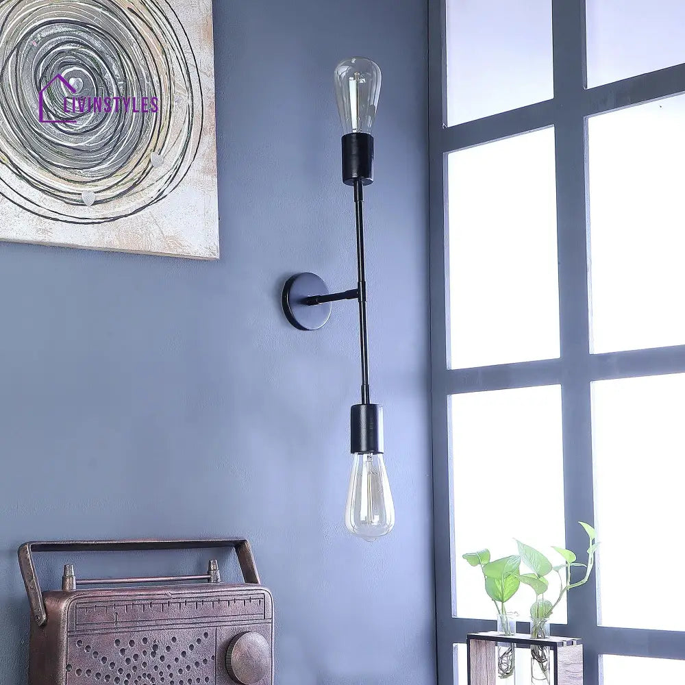 Premium Black Metal Wall Light By Ss Lightings Lamp