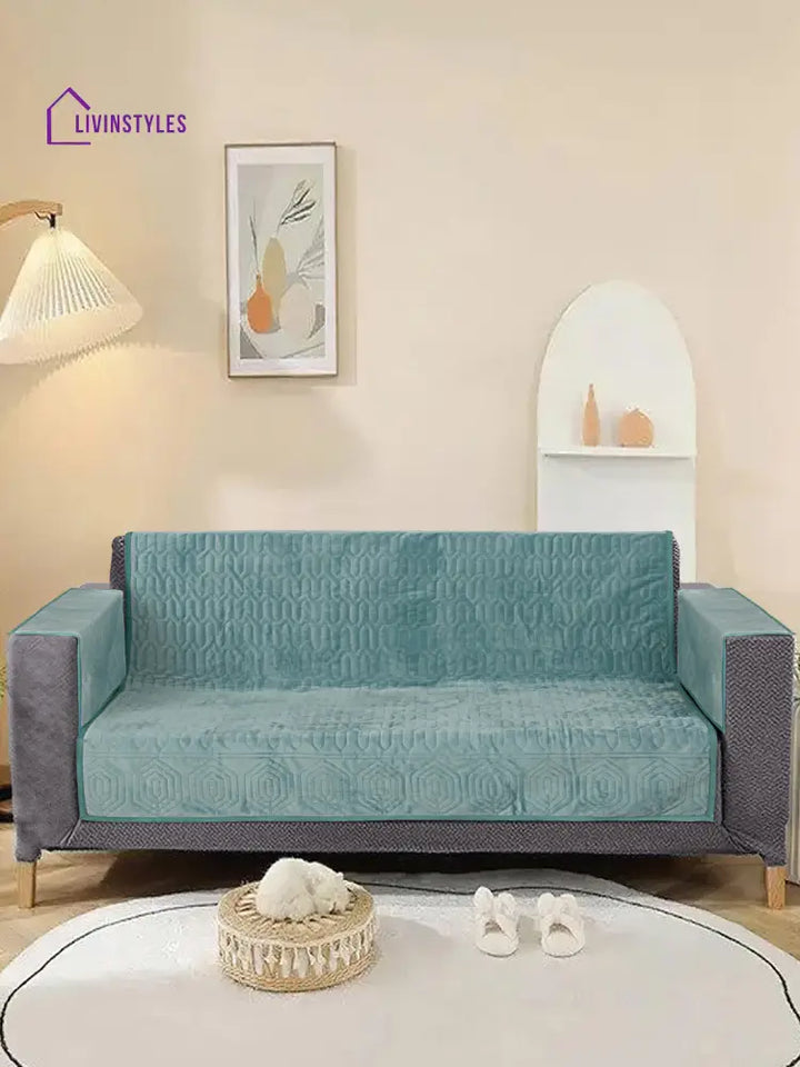 Premium Cotton Sofa Cover Set For 2 Seater Soft Touching Couch Flexible Stretch Slipcovers With Arm