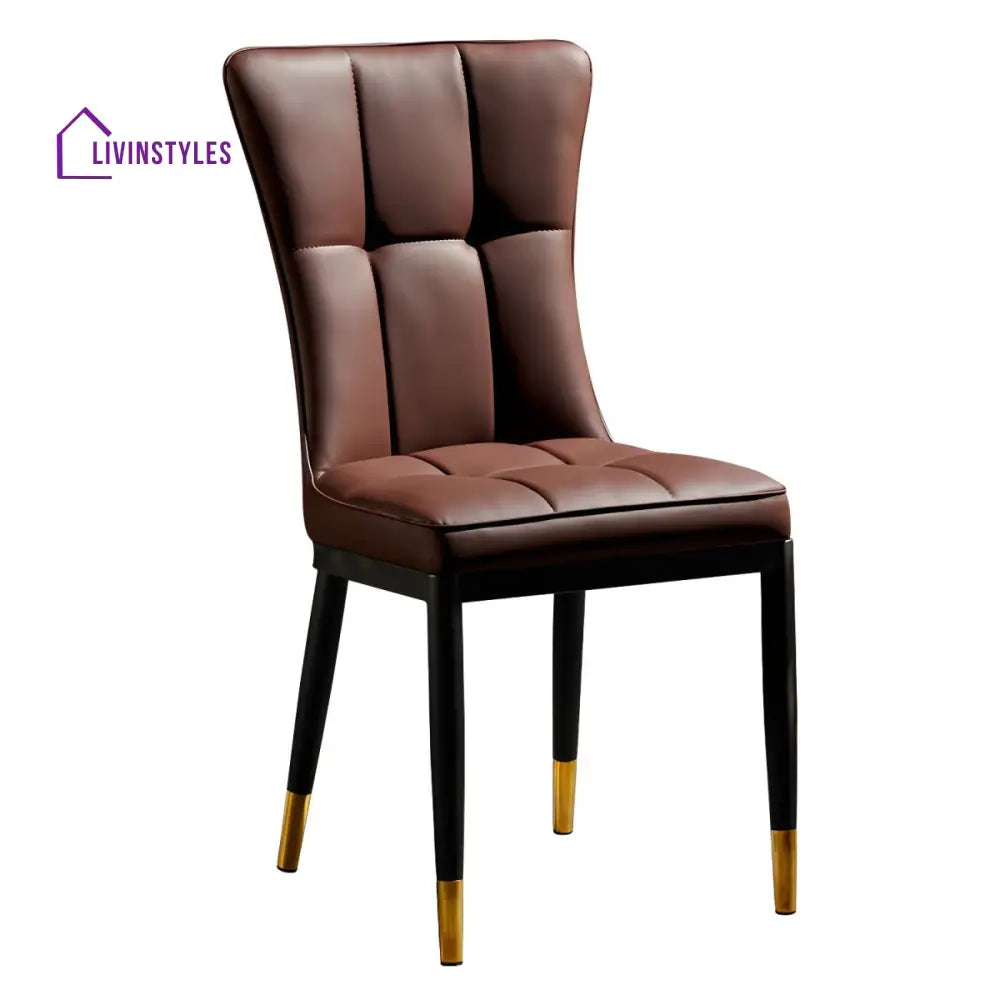 Prerana Metal Dining Chair | Stainless Steel