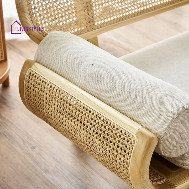 Prerana Solid Wood 3 Seater Sofa for Living Room