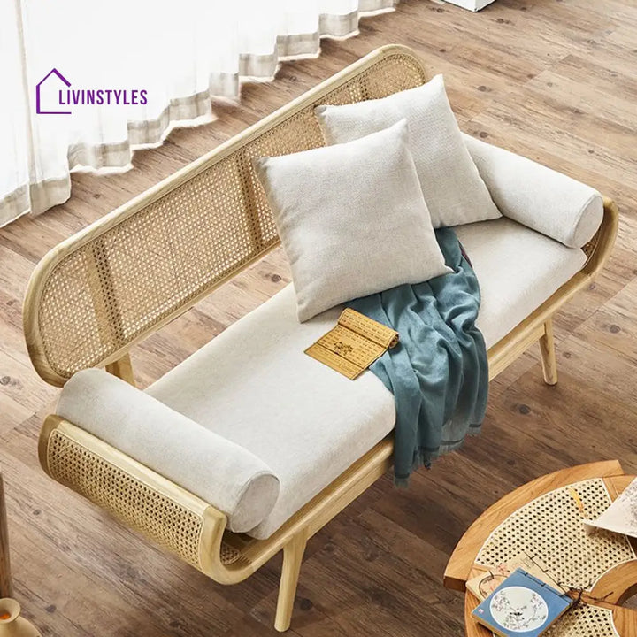 Prerana Solid Wood 3 Seater Sofa for Living Room