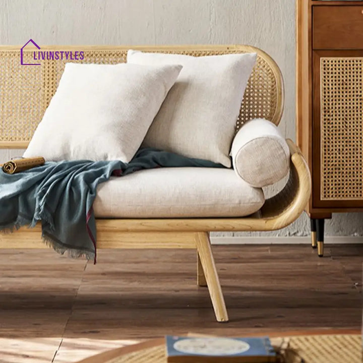 Prerana Solid Wood 3 Seater Sofa for Living Room