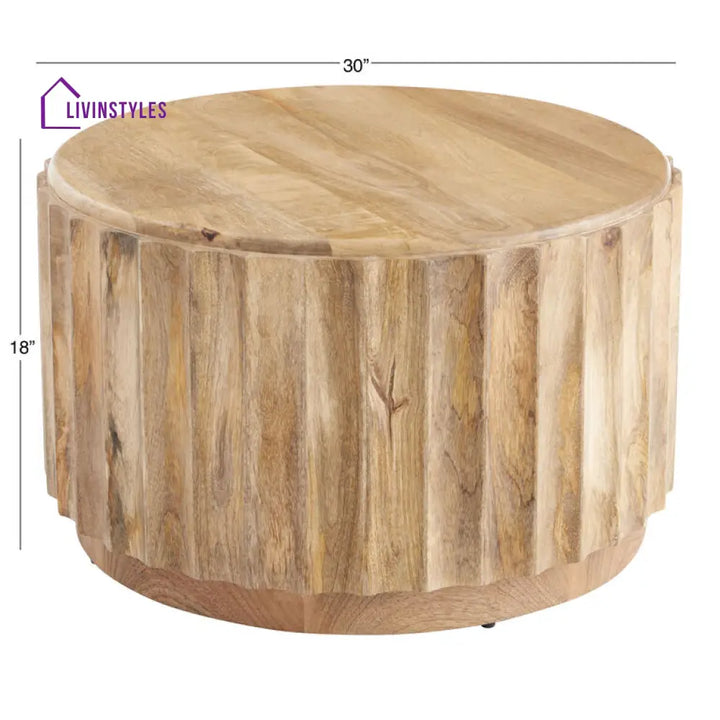 Prisha Mango Wood Coffee Table for Living Room
