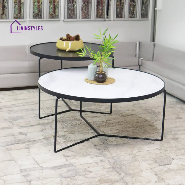 Priya Metal Coffee Table Set Of 2