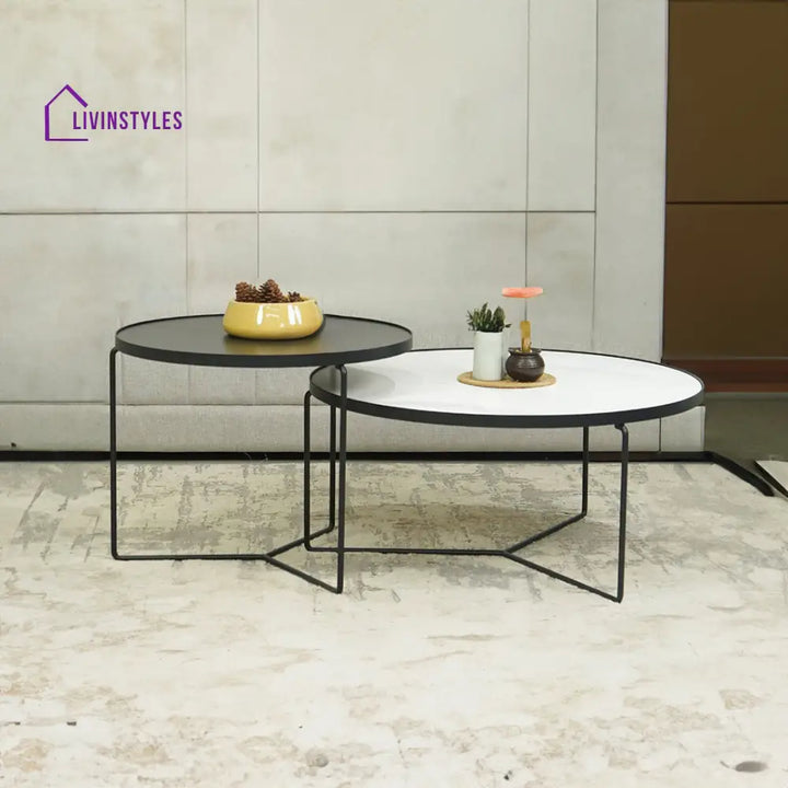 Priya Metal Coffee Table Set Of 2