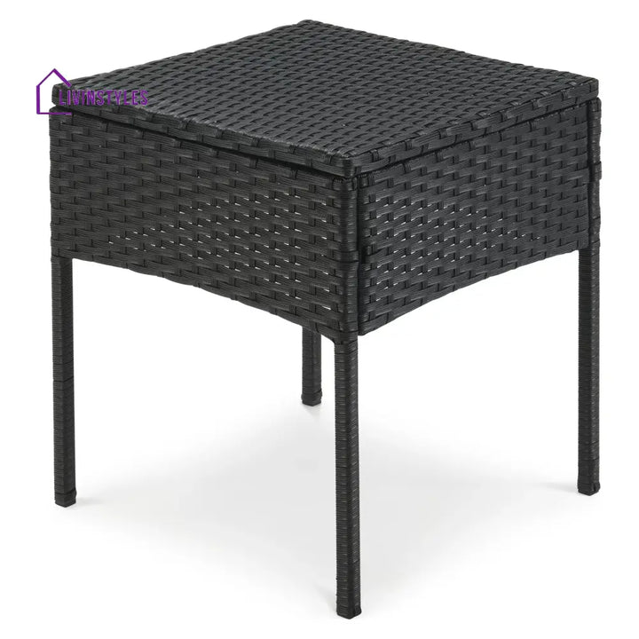 Pronto Outdoor Patio Seating Set 2 Chairs and 1 Table Set (Brown + Red) - Coffee Table Sets