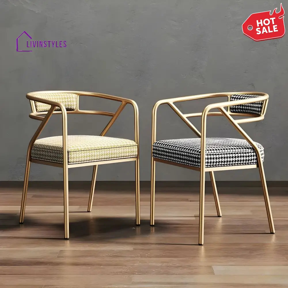 Qiana Metal Dining Chair | Stainless Steel - Single Chair