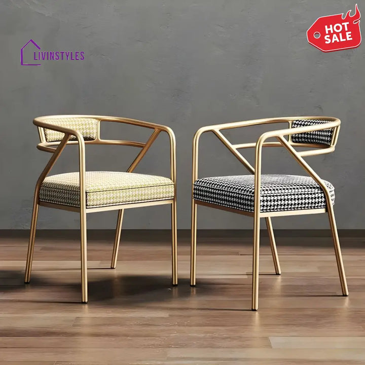 Qiana Metal Dining Chair | Stainless Steel - Single Chair